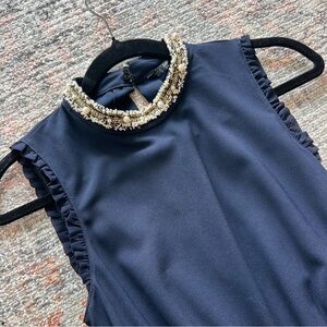 Zara navy blue jumpsuit size XS